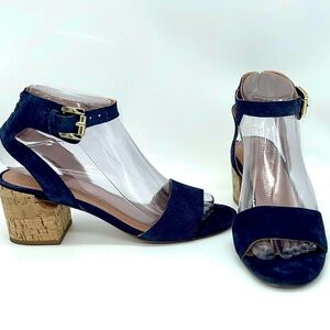 SIGERSON MADISON Riva 2 Navy Blue Women's Sandals Size: 6.5